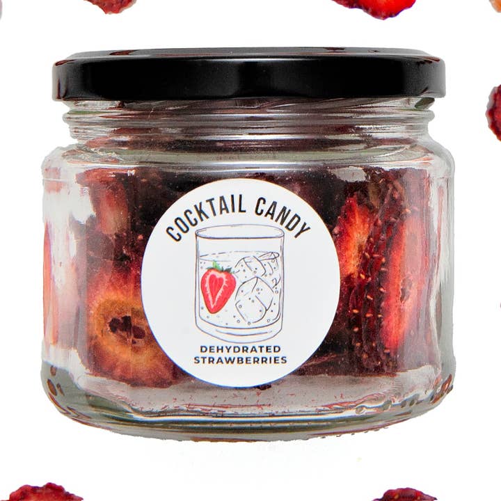 Dehydrated Strawberry Slices for wholesale by Cocktail Candy