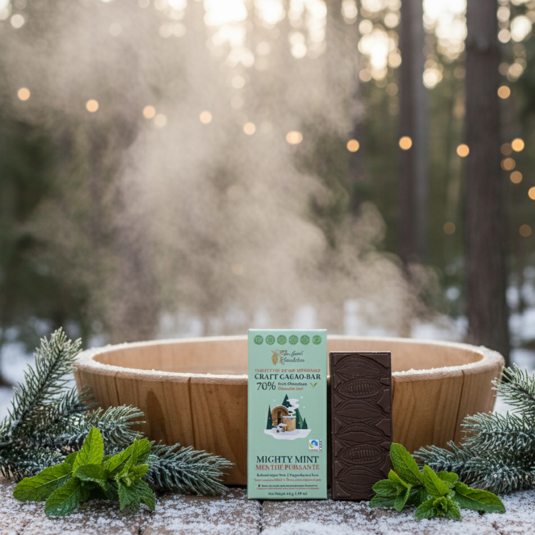 The GOOD Chocolatier - Wholesale Chocolate Bar - CASE Mighty Mint 70%3