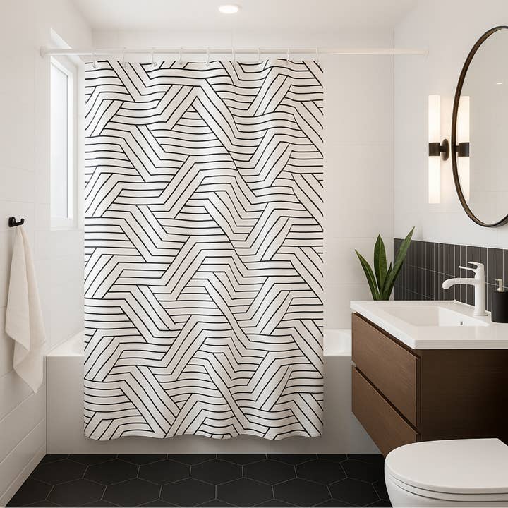 Shower Curtain - Geometric for wholesale by Mirede