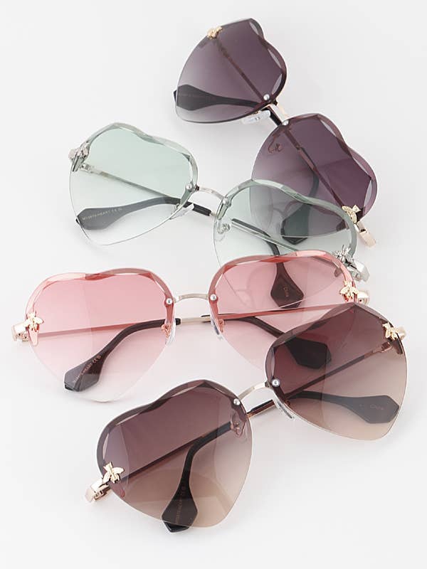 Killer Bee Heart Sunglasses for wholesale by Shop Neighbors