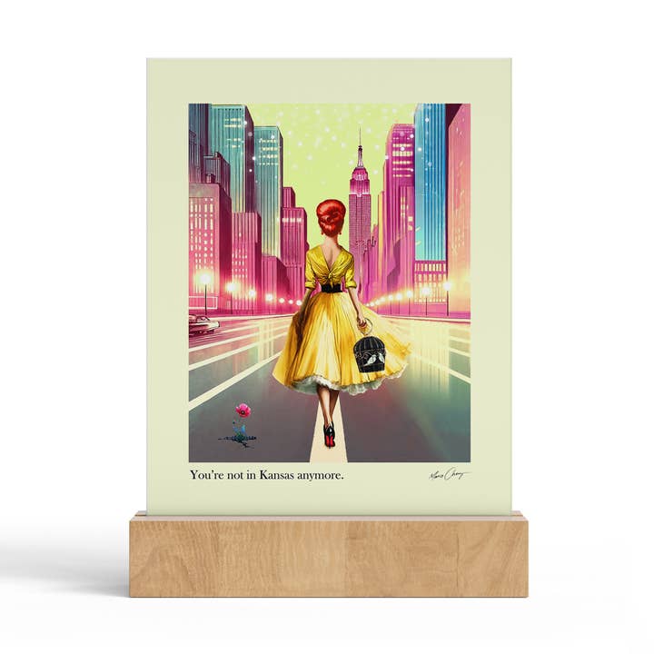 Not in Kansas Anymore Mini Art Print with Stand. for wholesale by Marci Cheary