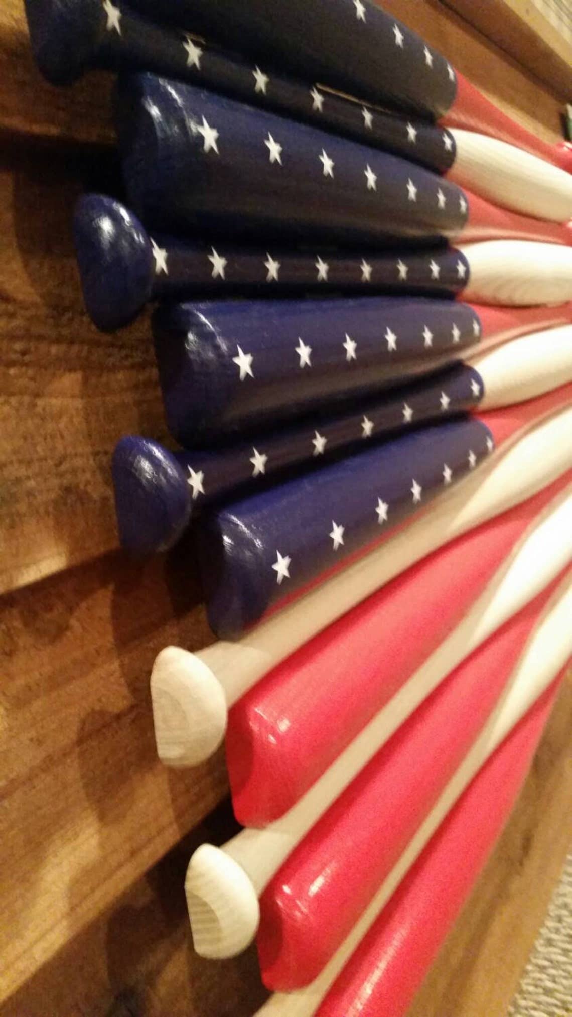 Heirloom Graphics & Custom Woodworking - Wholesale Sign - 3D Baseball Bat Flag2
