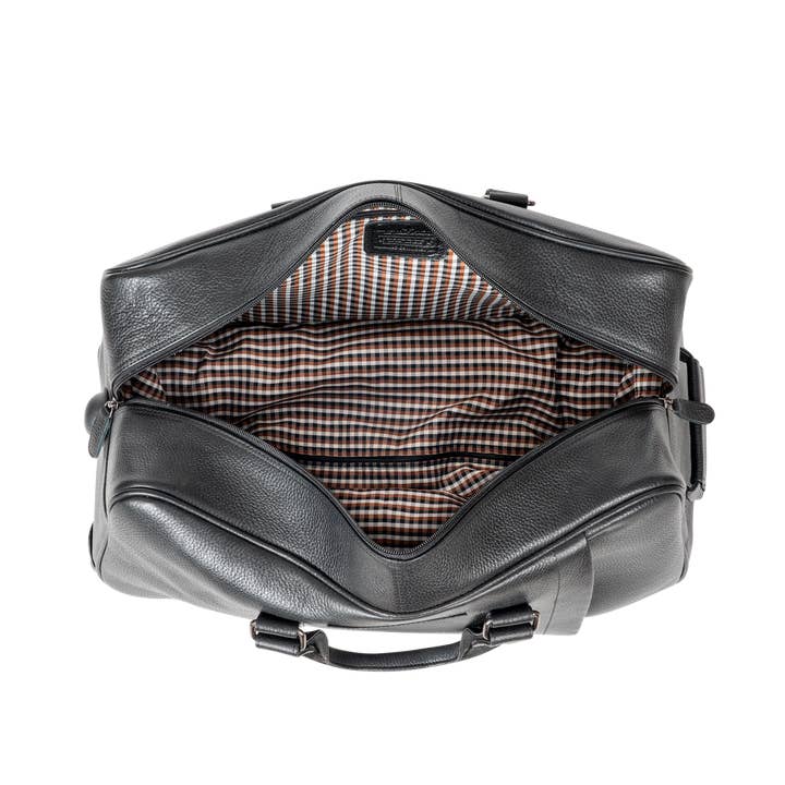 Greenwood Leather AU - Wholesale Luggage - Leather Trolly Bag Voyager - BLK5