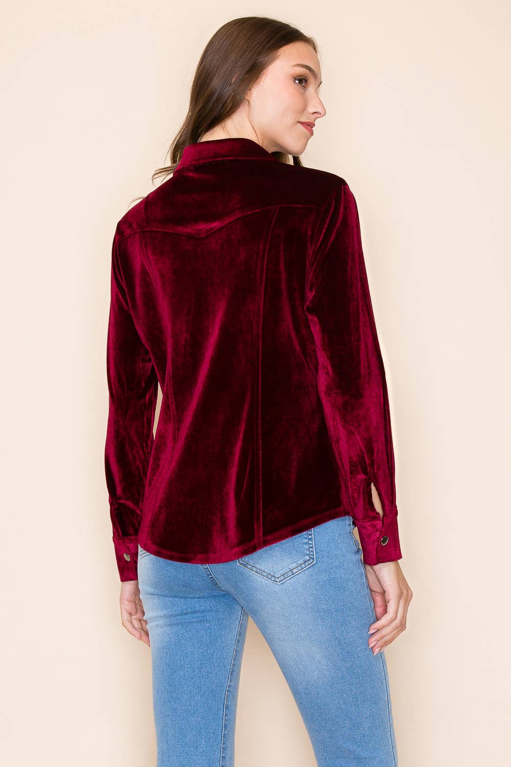 W.A.Y. --Wonderful And Young - Wholesale Shirt - Women's - W.A.Y VELVET SHIRT17