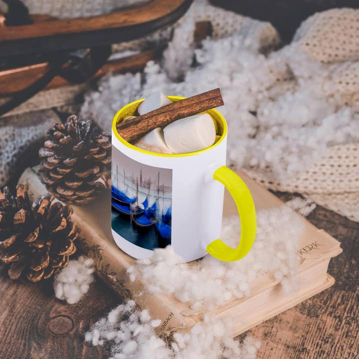 3dRose - Wholesale Coffee Mug - 3dRose, Italy, Venice. Abstract of gondolas at St. Marks Square., Mug5