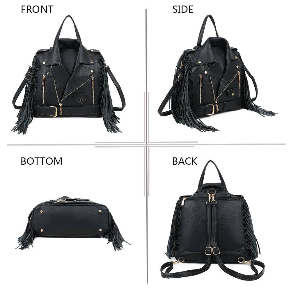 Gallantry - Wholesale Backpack - Unisex - Dakota Frangé (G-7498-1)3