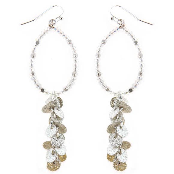 Earrings - Silv Y Drop Multi Chain for wholesale by Flirt Jewelry