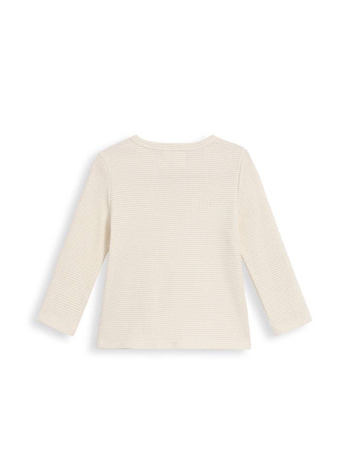 Homegrown Kids - Wholesale T-shirt – Kids - Long Sleeved Henley Top Trellis Oat4