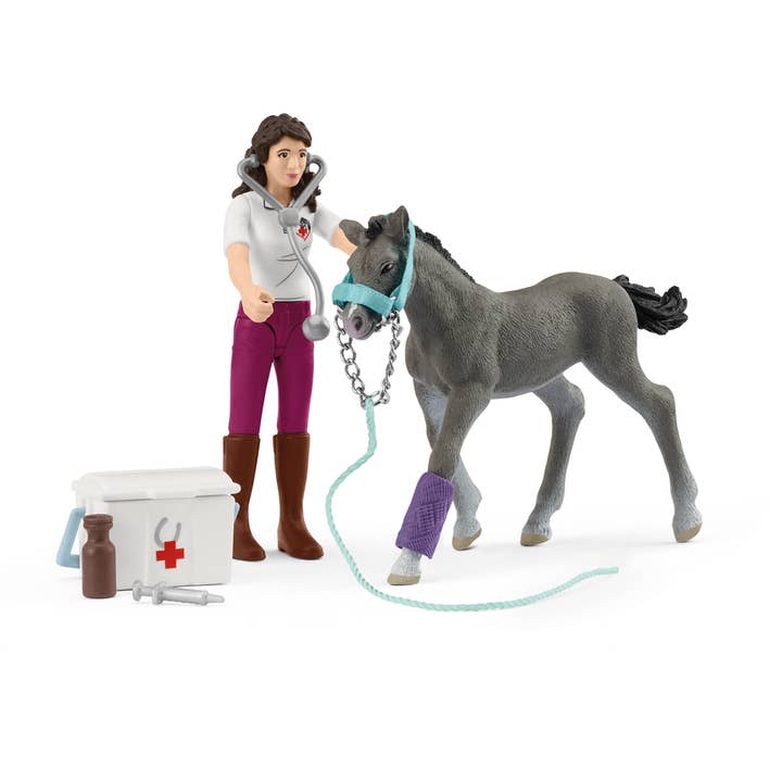 Schleich - Wholesale Toy Set - Kids - Ms Kramer with foal1