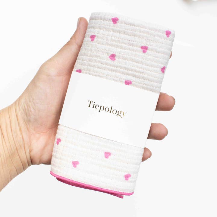 Pano de Algodão Multiusos Heart por atacado de Tiepology