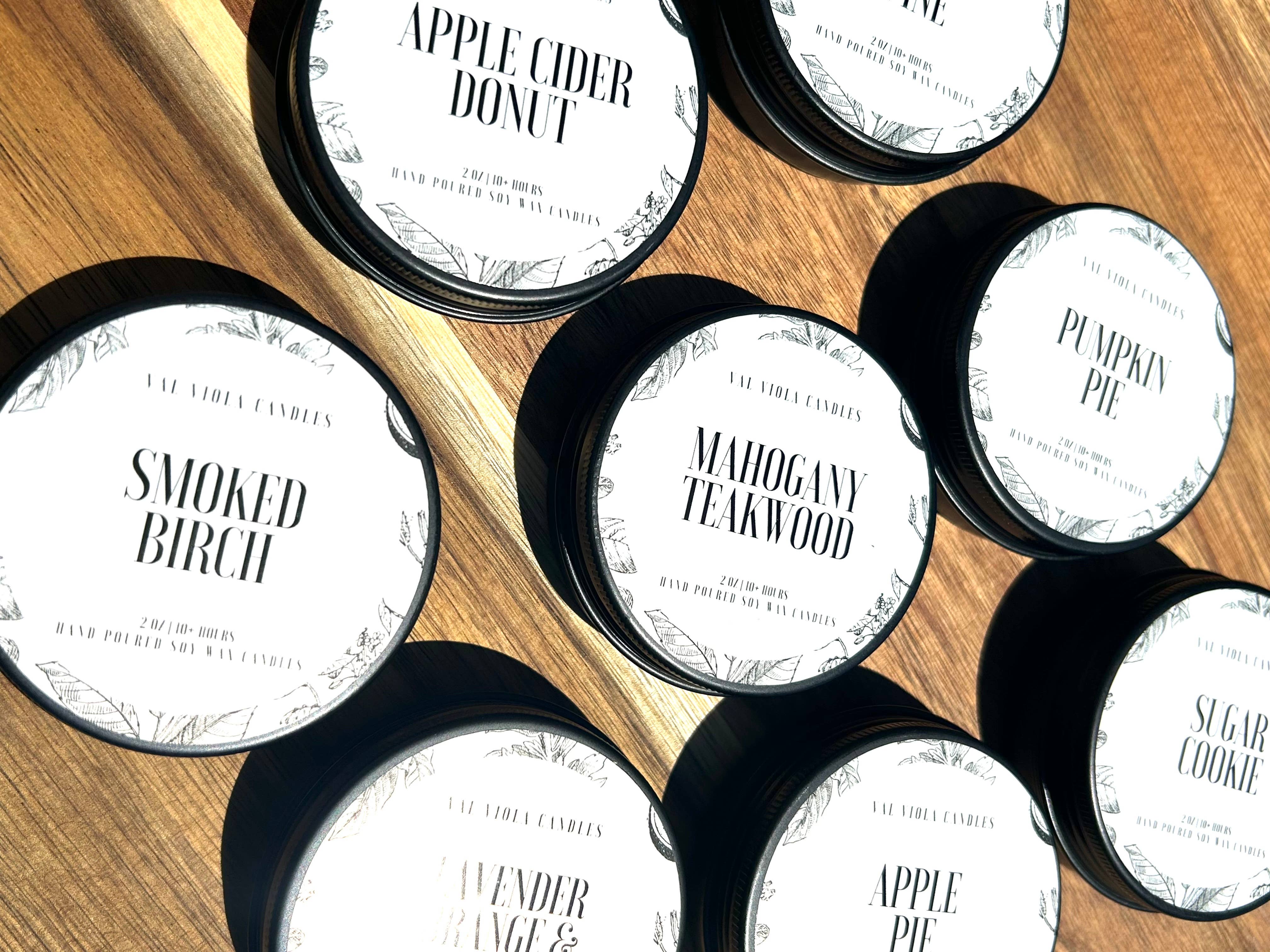 Val Viola Candles - Wholesale Travel Candles - Travel Tin Soy Candle – 2 oz | Mini Aromatherapy Candle4