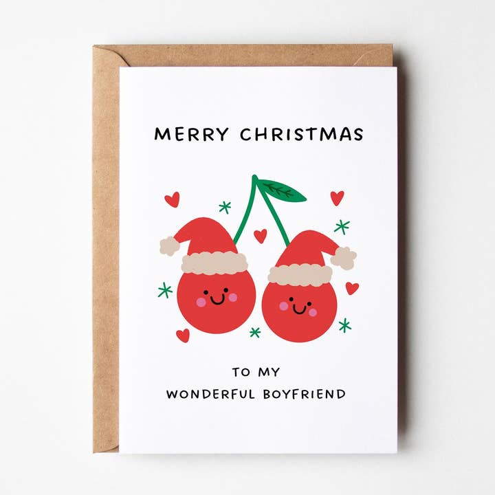 Cartão de Feliz Natal para o Meu Maravilhoso Namorado por atacado de PulpKo