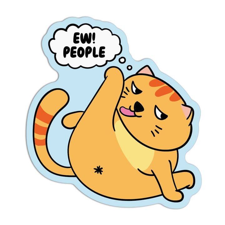 Girls Printing House - Wholesale Sticker - Ew People Introvert Stickers