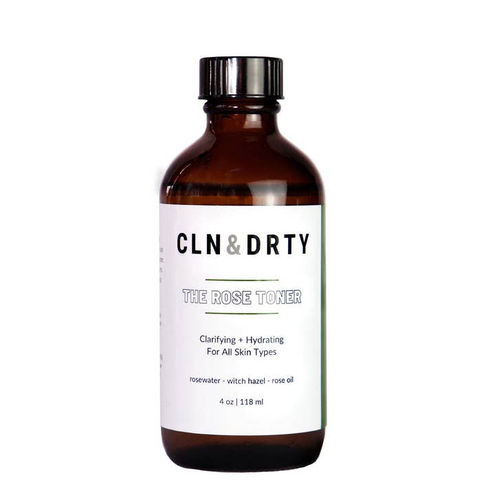 The Rose Toner - radiance restoring facial toner for wholesale by CLN&DRTY Natural Skincare