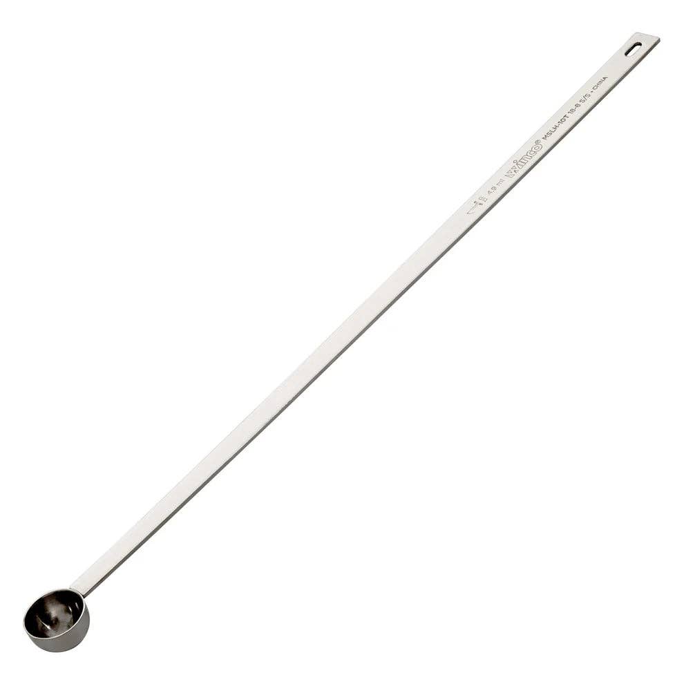 EcoQuality - Vendita all'ingrosso Cucchiaio misurino - MSLH-025T - 5P, 1/4 cucchiaino–2 cucchiai 18/8 SS cucchiai dosatori a manico lungo1