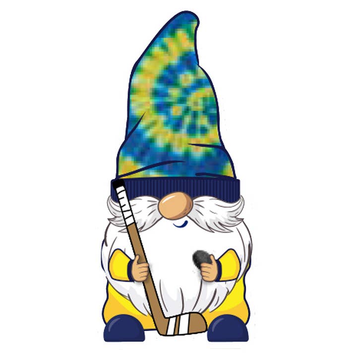 Hockey (Gelb & Blau) Gartenzwerge - 3 Größen für den Großhandel von Sprightline