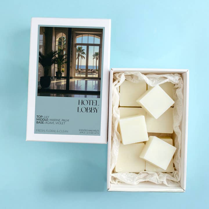 Hotel Lobby Coconut Soy Wax Melts for wholesale by Scentifica