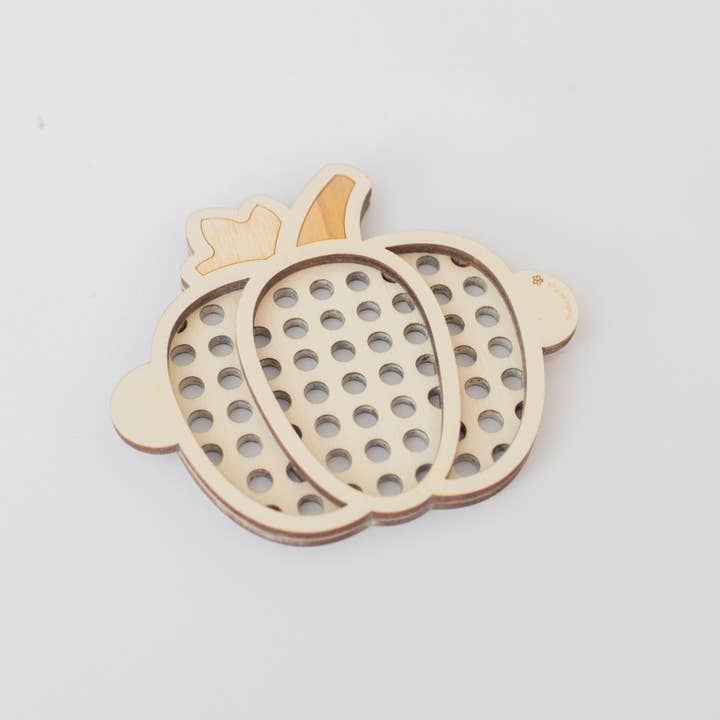 Studio de Rijk - Wholesale Wood Toy - Kids - Wooden sieve - Pumpkin2