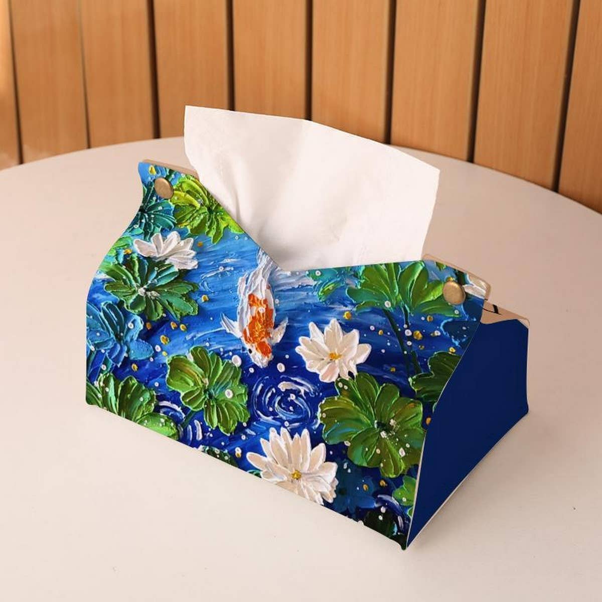 ACCITY - Wholesale Tissue Box - NEW CHINESE STYLE HIGH-GRADE KOI TISSUE BOX_CWMM22500