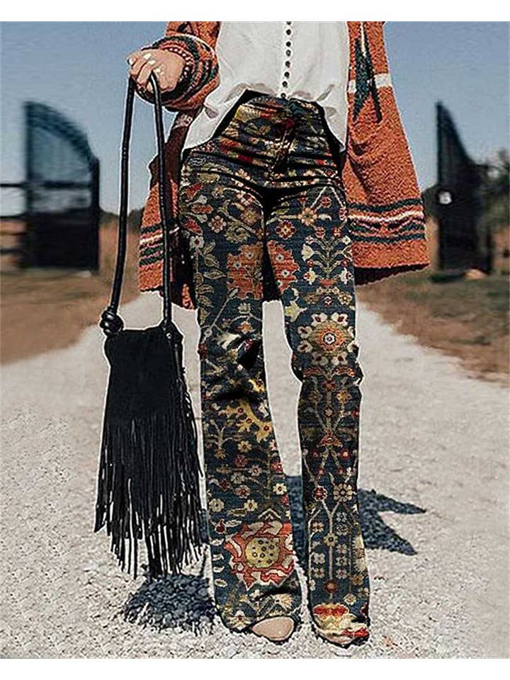 Tourtiwi - Wholesale Pants - Women's - Women's Wide Leg Pants Casual Trousers Flared Pants1