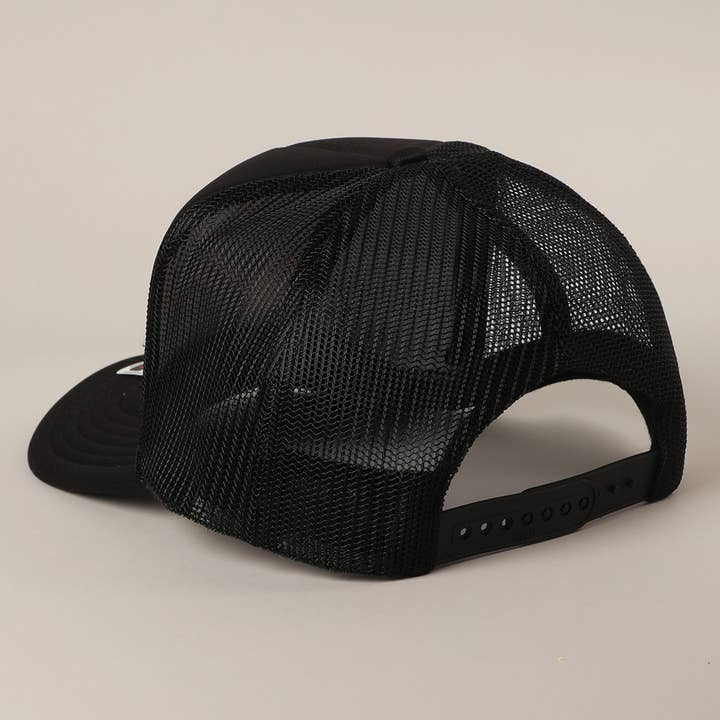 Fashion City - Wholesale Trucker Hat - Unisex - FLORIDA Text Printed Mesh Back Foam Trucker Hat3