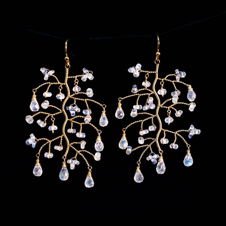 Grande lustre de árvore de pedra lunar por atacado de Chuang Yi Gallery
