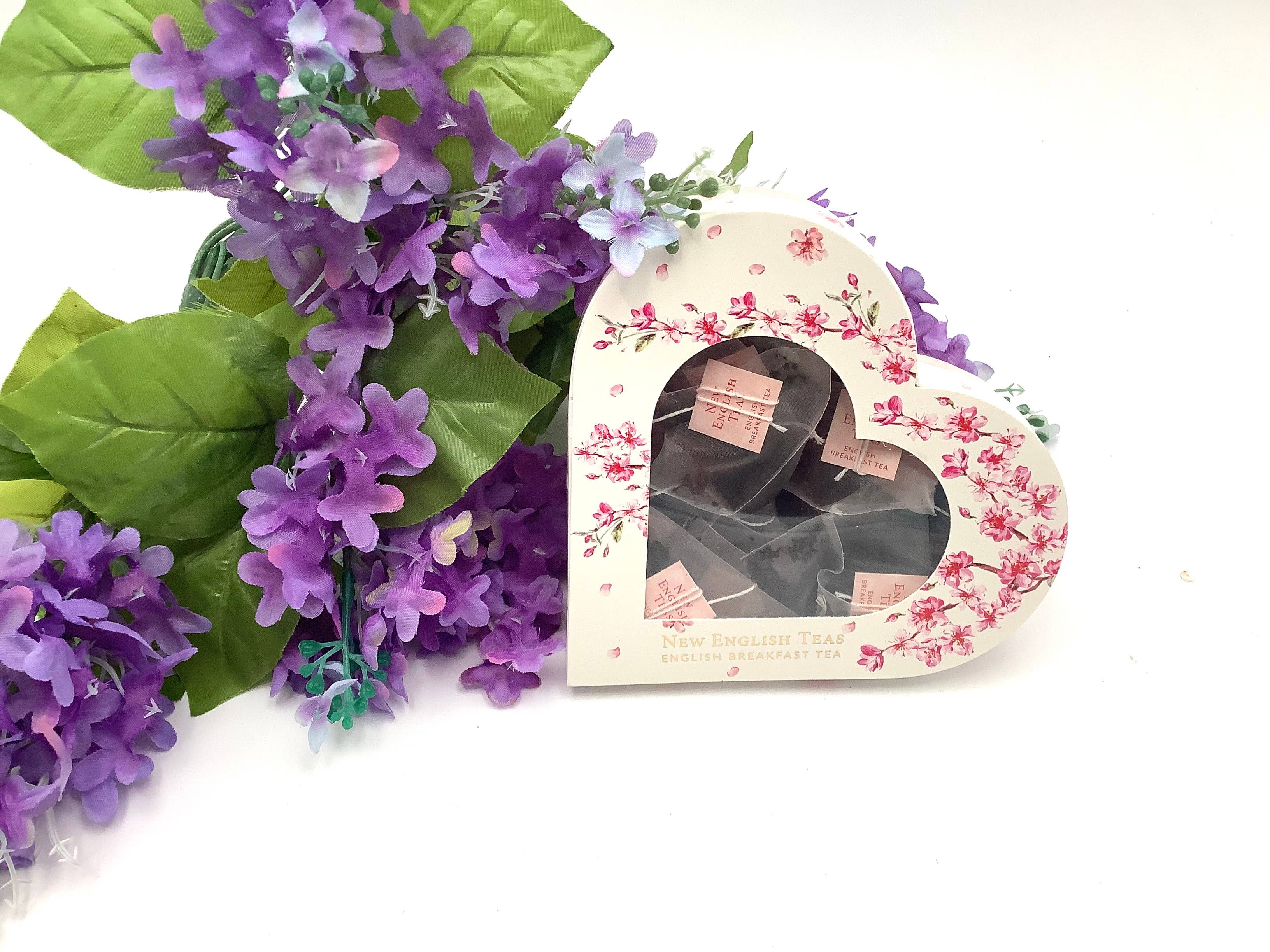 All Little Cute Things – Engroshandel Teposer – Hjerteformet teæske. Kirsebærblomst Engelsk Te6