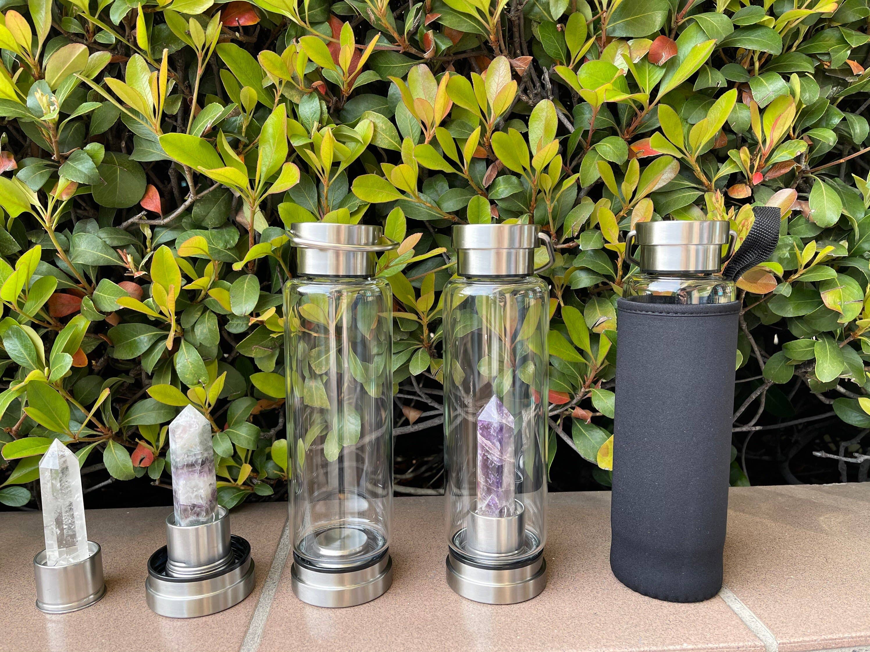 CaNatureLover - Wholesale Water Bottle - USA Crystal Water bottle Infuser for Healing. Made in USA6