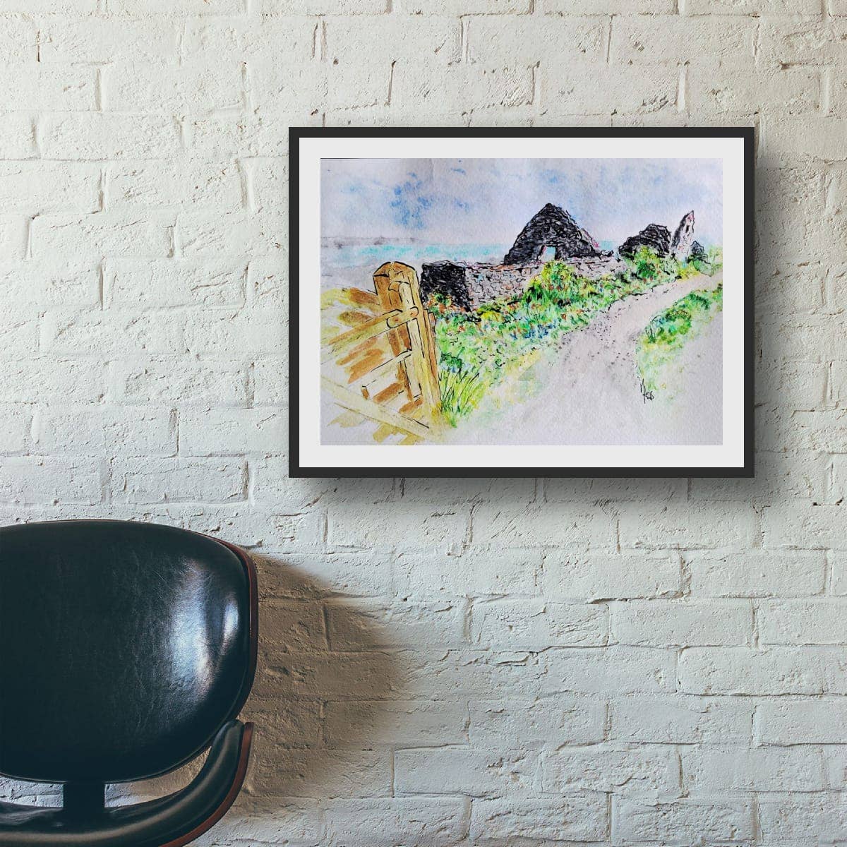 Maart Art - Wholesale Art Print - Peace Beside The Ocean: The Salt House Ruins - Port Eynon1