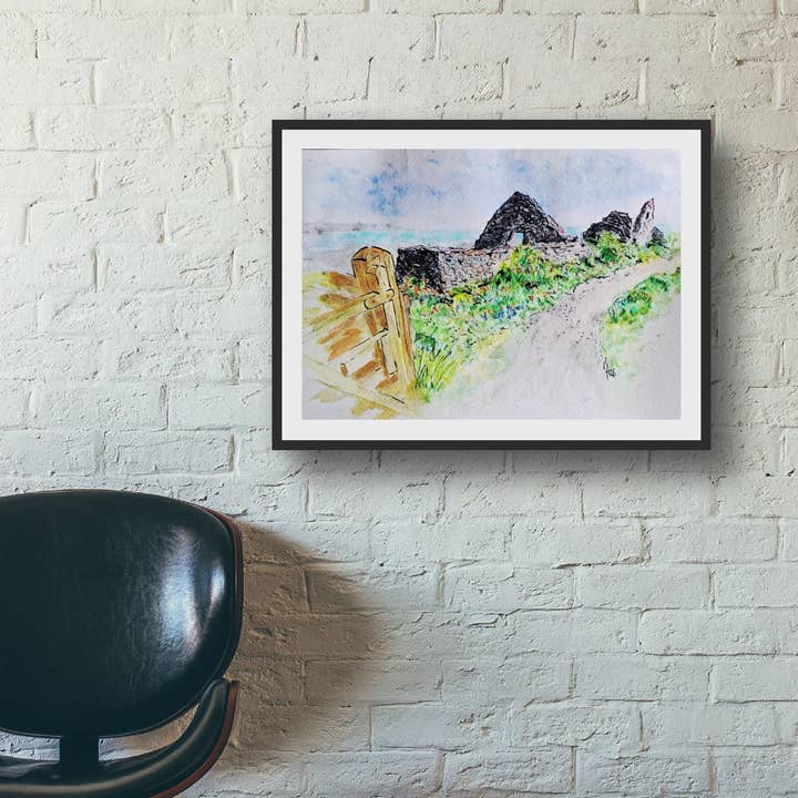 Maart Art - Wholesale Art Print - Peace Beside The Ocean: The Salt House Ruins - Port Eynon1