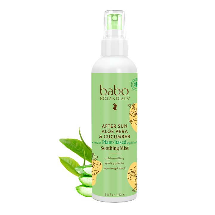 Babo Botanicals - Wholesale Aloe Spray/Cream - After Sun Aloe & Cucumber Soothing Mist