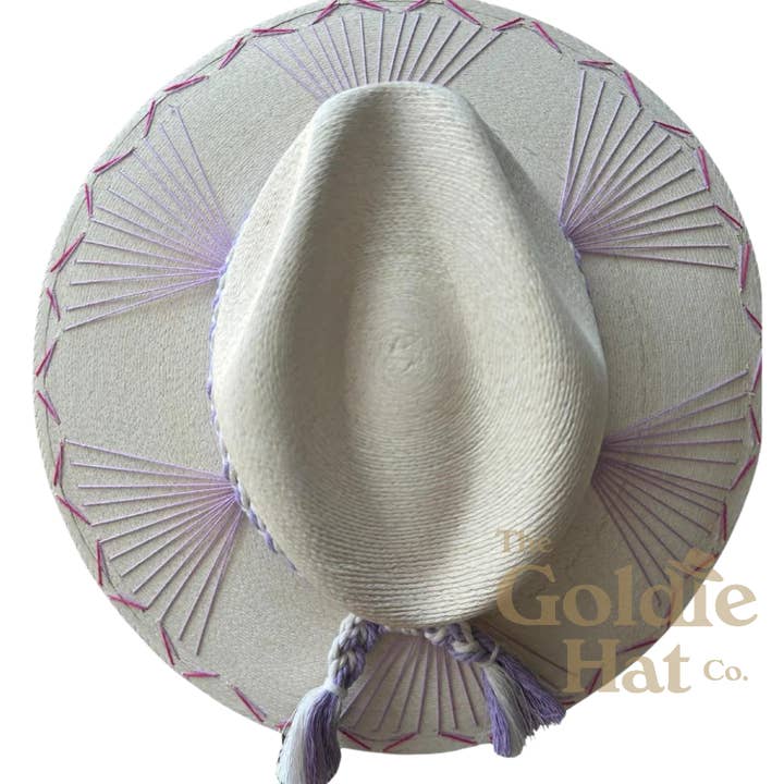 Mallorca Purple with Purple Band for wholesale by The Goldie Hat Co