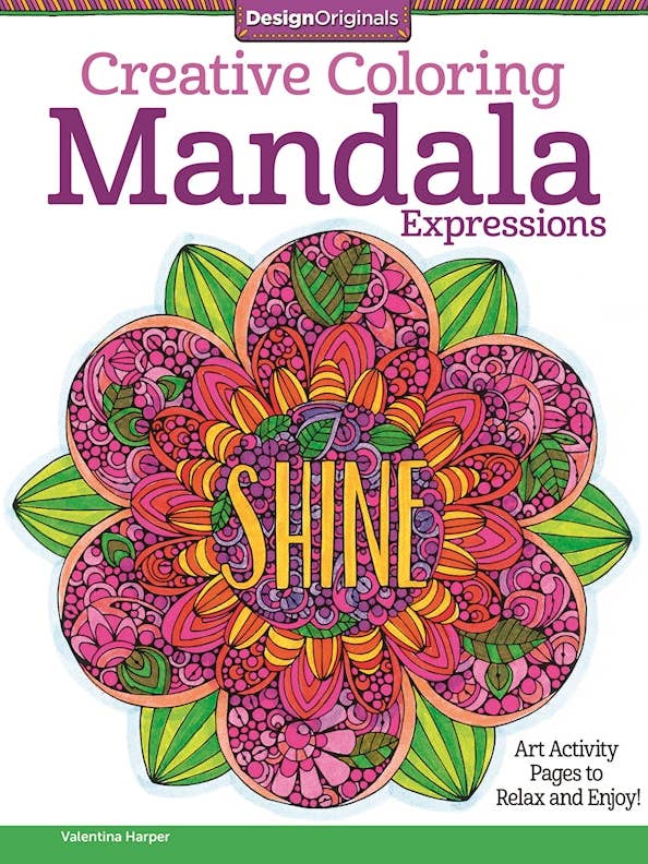 Creative Coloring Mandala Expressions for wholesale by Fox Chapel Publishing
