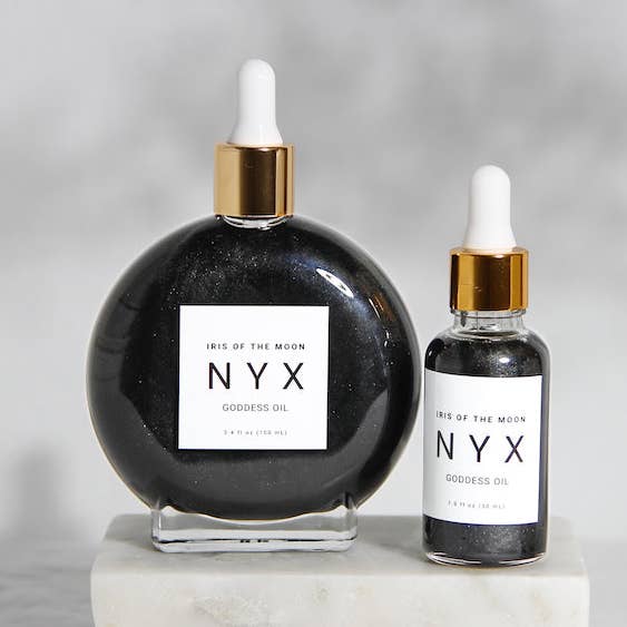 Luxury Scented Body Oils by Iris of the Moon – Óleo para banho/corpo por atacado – Óleo Corporal Perfumado Nyx2