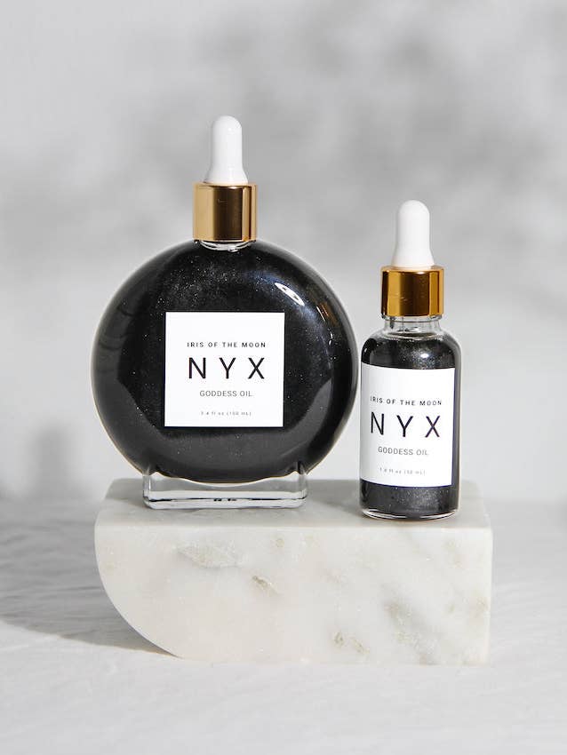 Nyx Scented Body Oil for wholesale by Luxury Scented Body Oils by Iris of the Moon