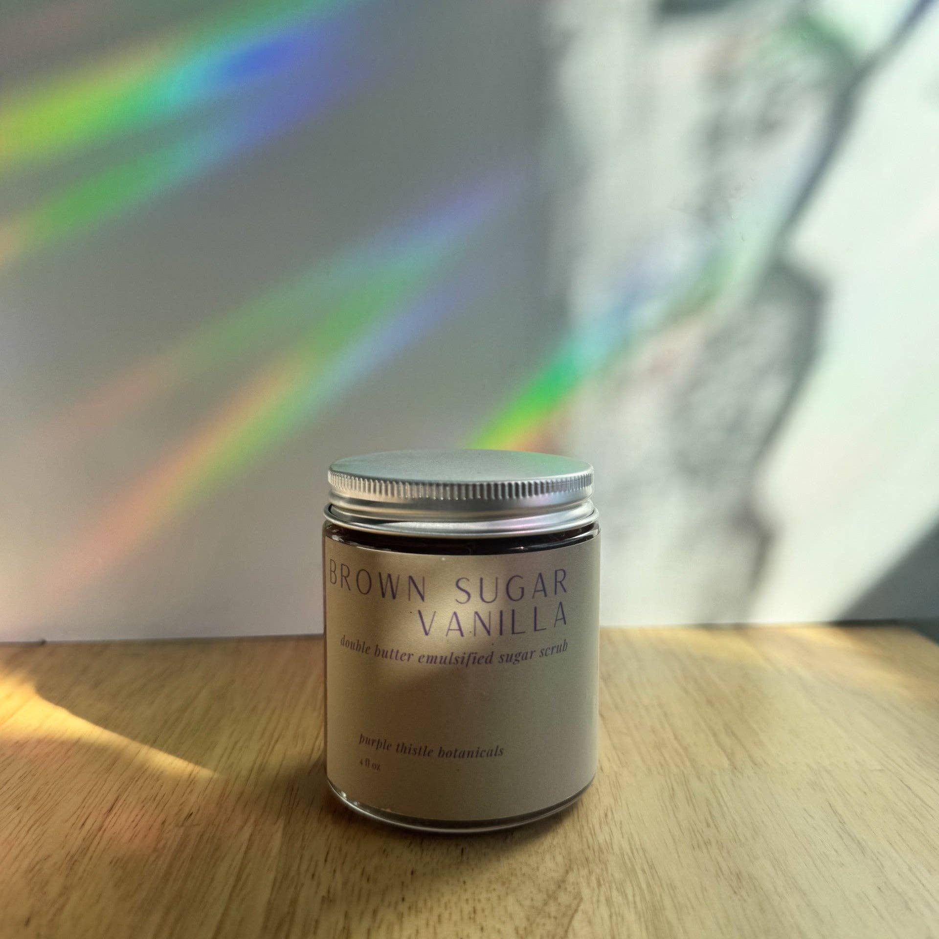 Naomi's Happy Place Shop – wholesale Kroppsskrubb/Exfoliant – Brunt socker + vanilj dubbel smör emulgerad sockerskrubb