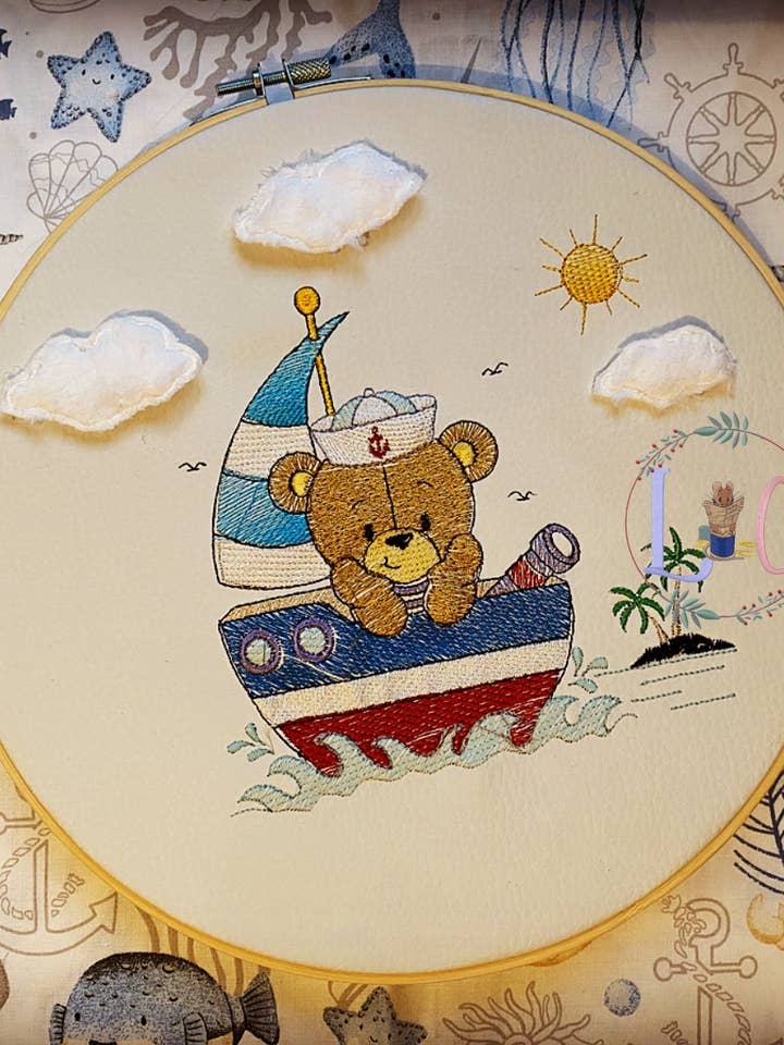 Malo the sailor bear sets off to discover an island for wholesale by Lilietcoco / Oursonautes