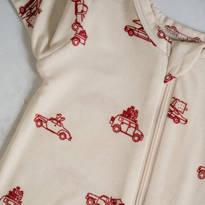 Atlas Grey - Wholesale Sleepsuit - Baby - Holiday Bamboo Pajamas1