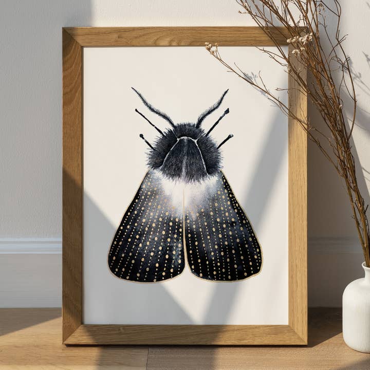 The Flow Design - Venta al por mayor Ilustración - Póster con estampado de polillas, mariposas y mariposas, arte de pared
