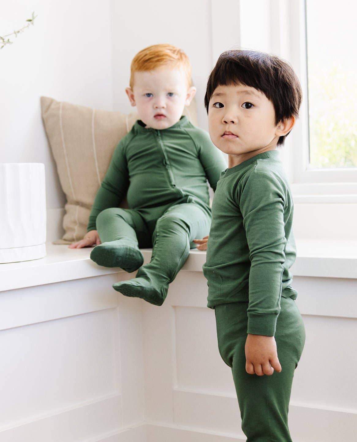 Lark - Wholesale Sleepsuit - Baby - Ultimate Zip Footie in Moss5