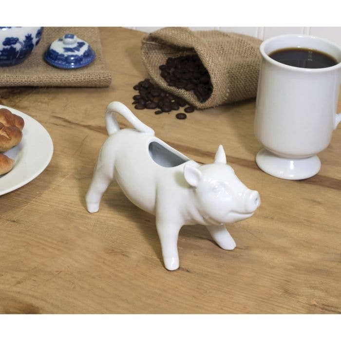 HIC - Harold Import Co. - Wholesale Kitchen Tool/Gadget - HIC Kitchen Pig Creamer With Handle, 6oz1