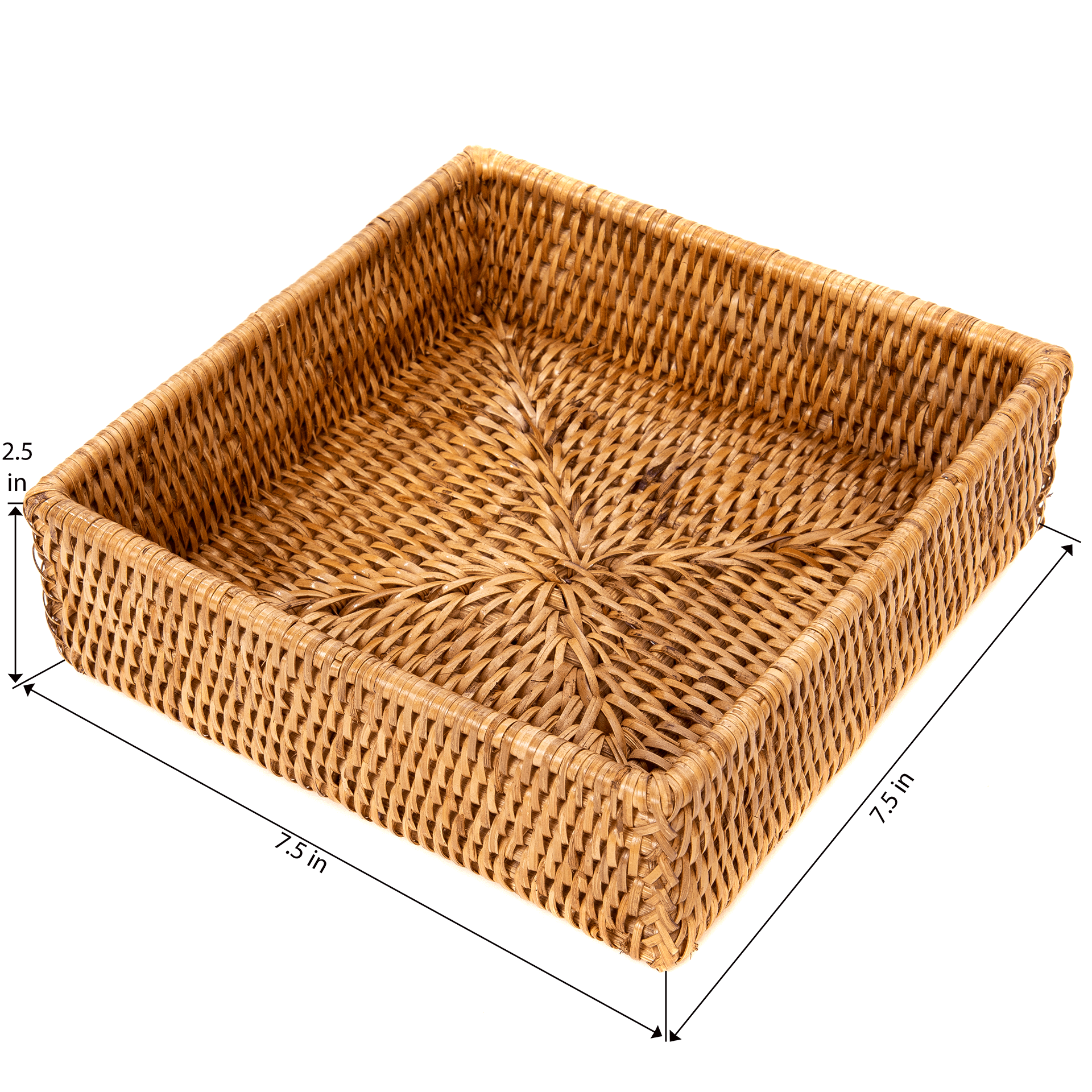 Artifacts Trading Company - Wholesale Napkin Holder - Rattan Luncheon Napkin Holder – Handcrafted Table Accent5