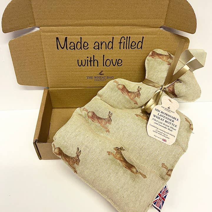 The Wheat Bag Company – wholesale Hot/cold compress – Wheat Bottle - Running Hare