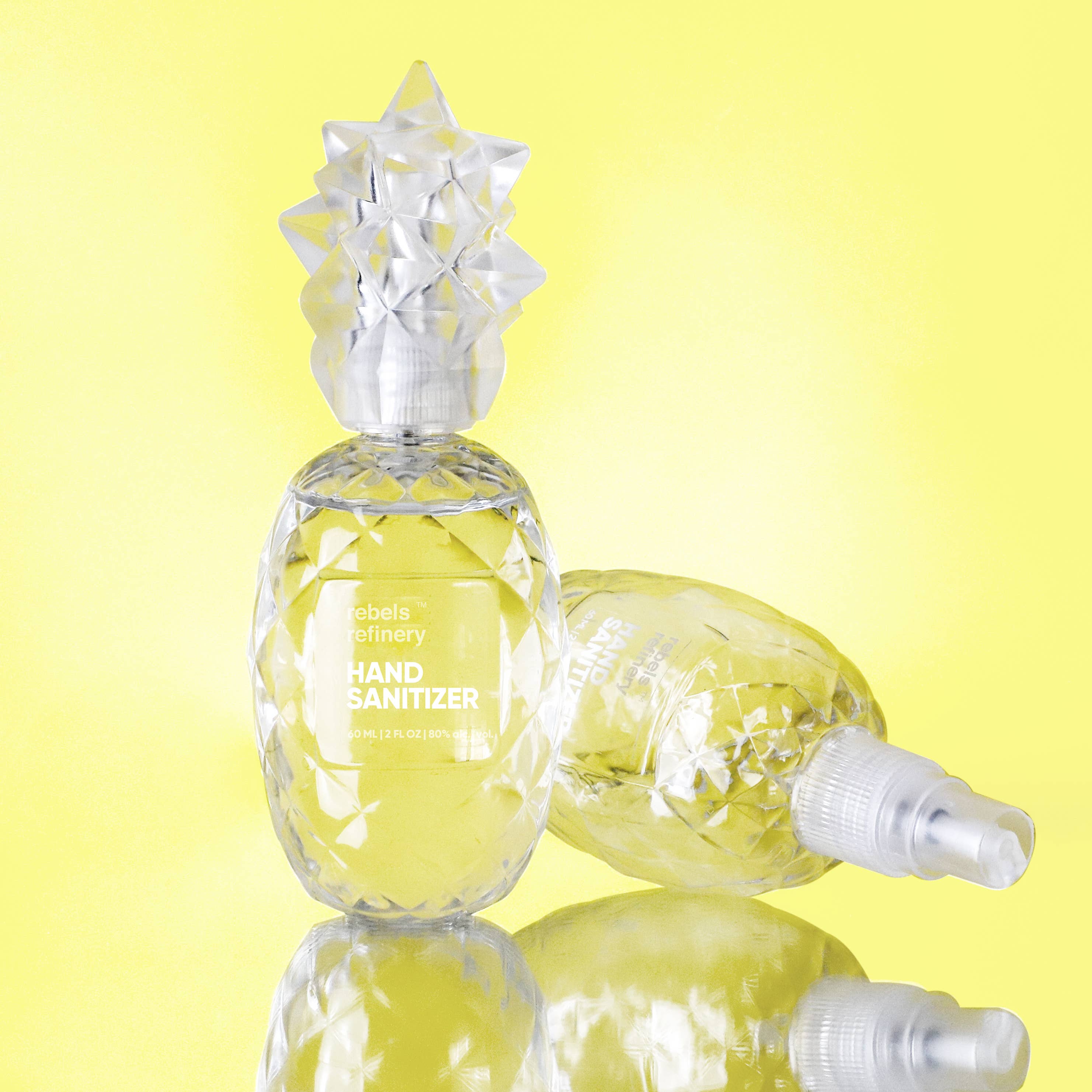 Rebels Refinery - Wholesale Hand Sanitizer - 24 Pack Pineapple Hand Sanitizer DISPLAY6
