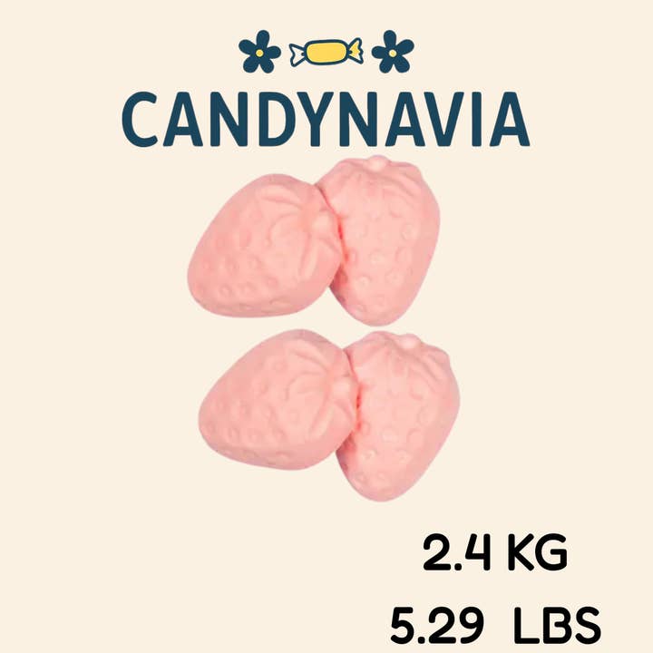 Candynavia - Wholesale Gummy - Foamy Strawberry Bites Pick N Mix - Swedish Candy