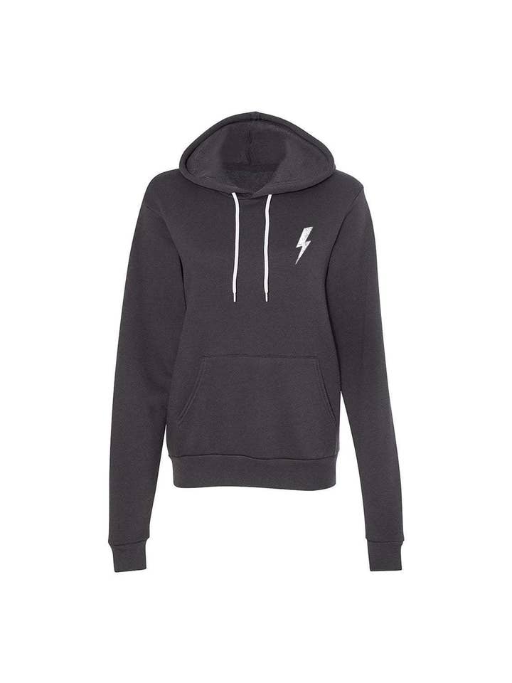 Dark Grey Run Fast. Raise Hell. Hoodie for wholesale on Faire1