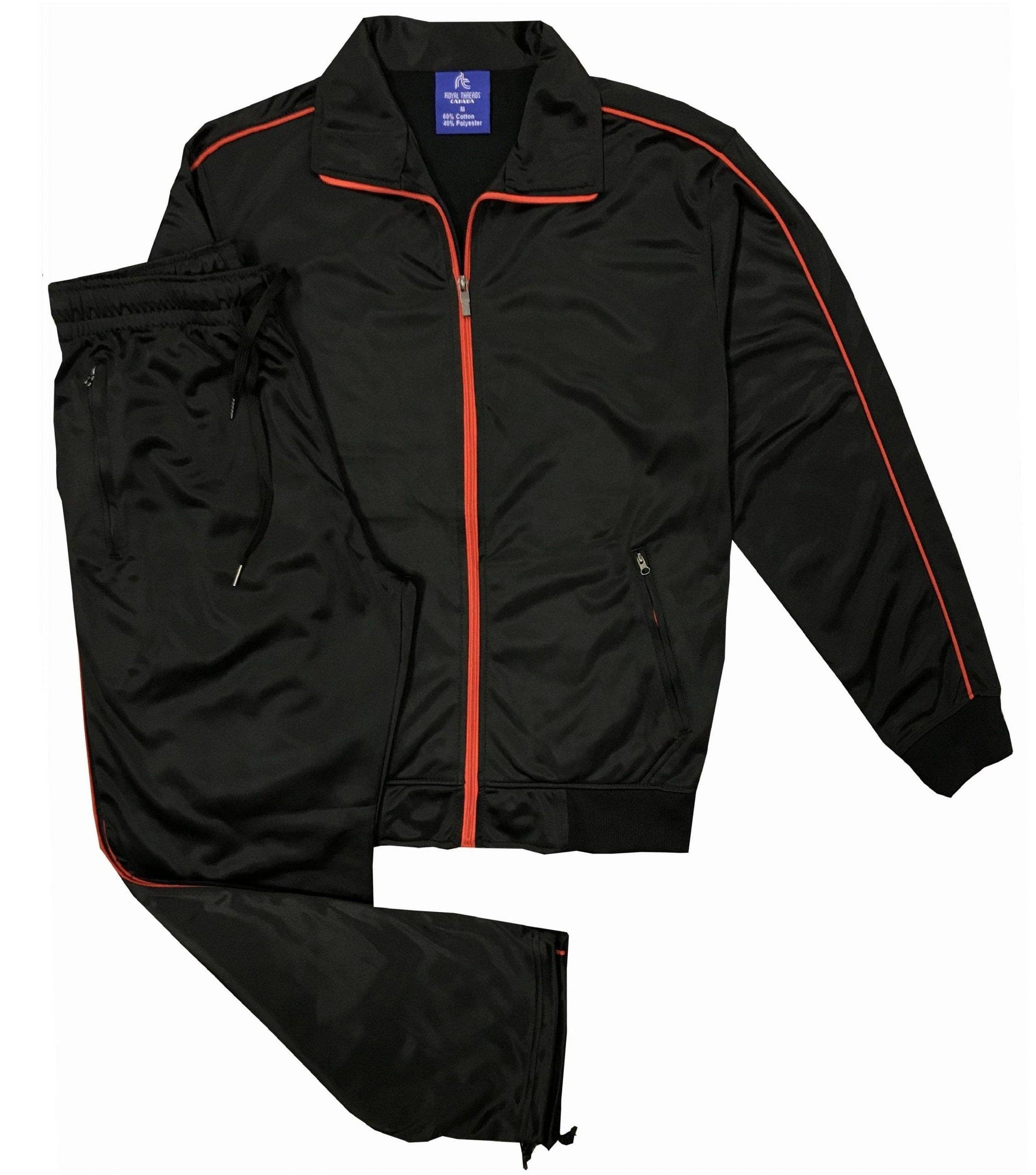 Royal Threads - Wholesale Tracksuit – Men′s - Men Classic Spring Plain Tracksuit Jogging Suit0