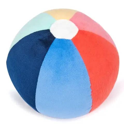 Jouet en peluche Beach Ball pour chien avec couineur (taille S, 3 pouces) pour la vente par Jax & Bones
