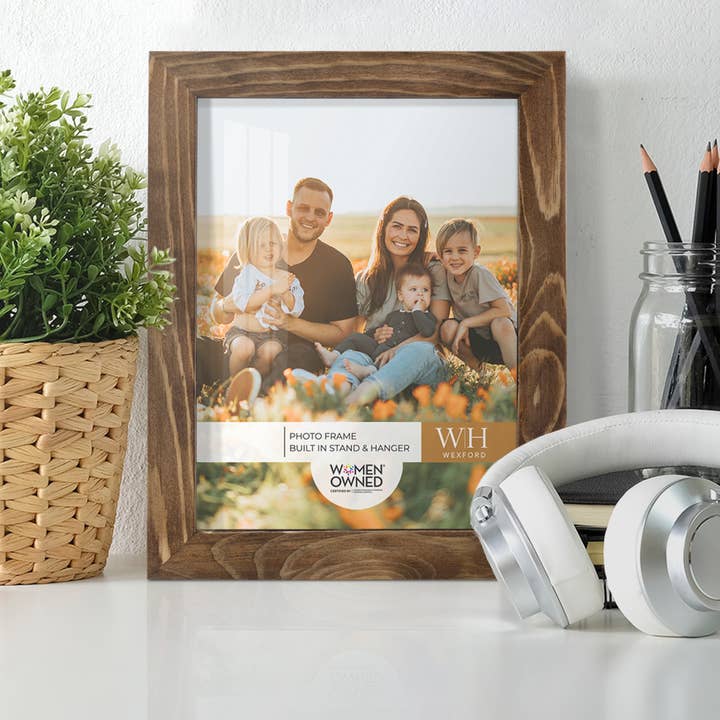 Wexford Home - Wholesale Picture Frame - Photo Frame, Real Wood with Wood Grain, Walnut18