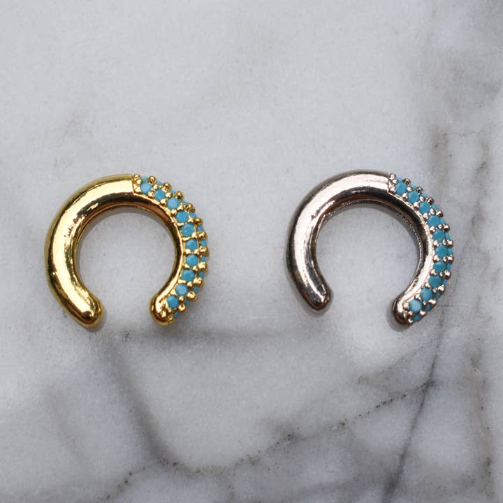 Turquoise Miami Ear Cuffs for wholesale by Boardwalk Beads
